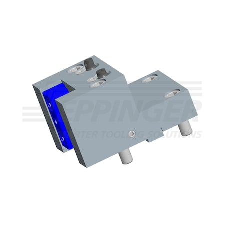 Eppinger BMT65, Tool holder, straight, left hand offset rectangular transverse, 25mm 7.074.010